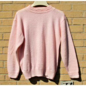 Dressy Pink Mock Neck Haband for Her Sweater 40" Bust - used